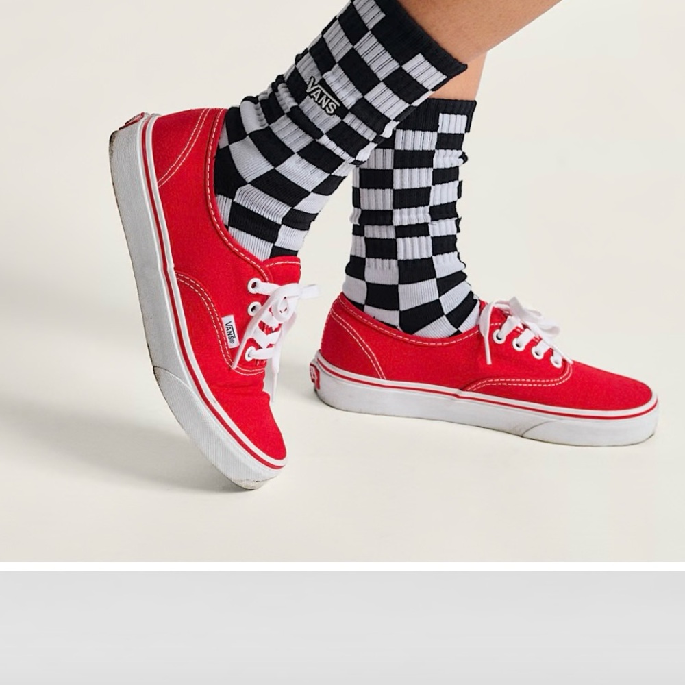 Vans Red Canvas Sneakers size 9.5 Women Men 8.0
Preowned